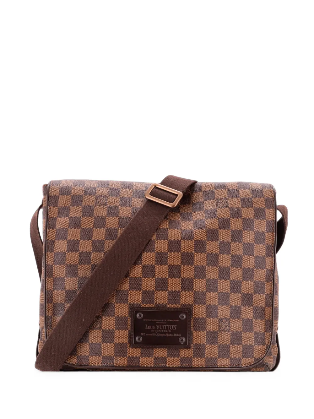 Louis Vuitton Pre-Owned Brooklyn Handbag Damier MM crossbody bag - Marrone