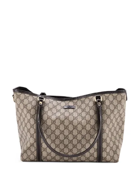 Gucci Pre-Owned Joy GG Coated Canvas with Leather Medium tote bag