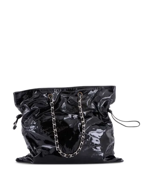 CHANEL Pre-Owned Bon Bon Patent Large tote bag