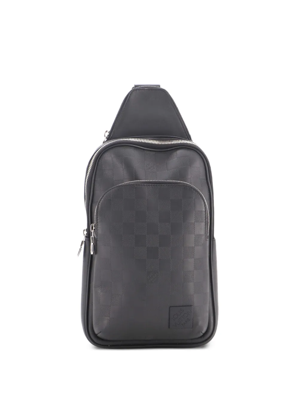 Louis Vuitton Pre-Owned sacoche à bandoulière Avenue NM en cuir Damier Infini - Noir Louis Vuitton Pre-Owned sacoche à bandoulière Avenue NM en cuir Damier Infini - Noir