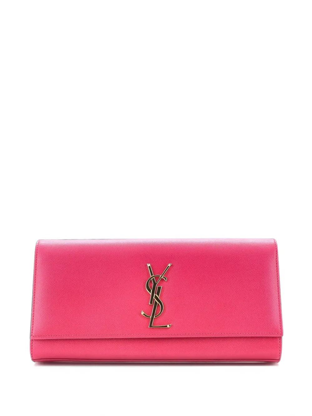 Saint Laurent Pre-Owned Classic Monogram Long Clutch - Rosa
