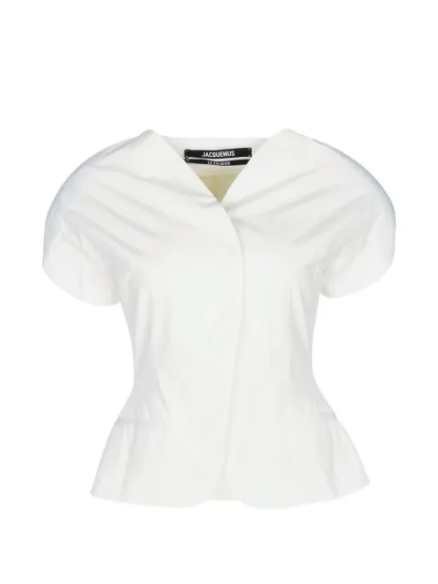 Jacquemus the Ovalo short-sleeve jacket