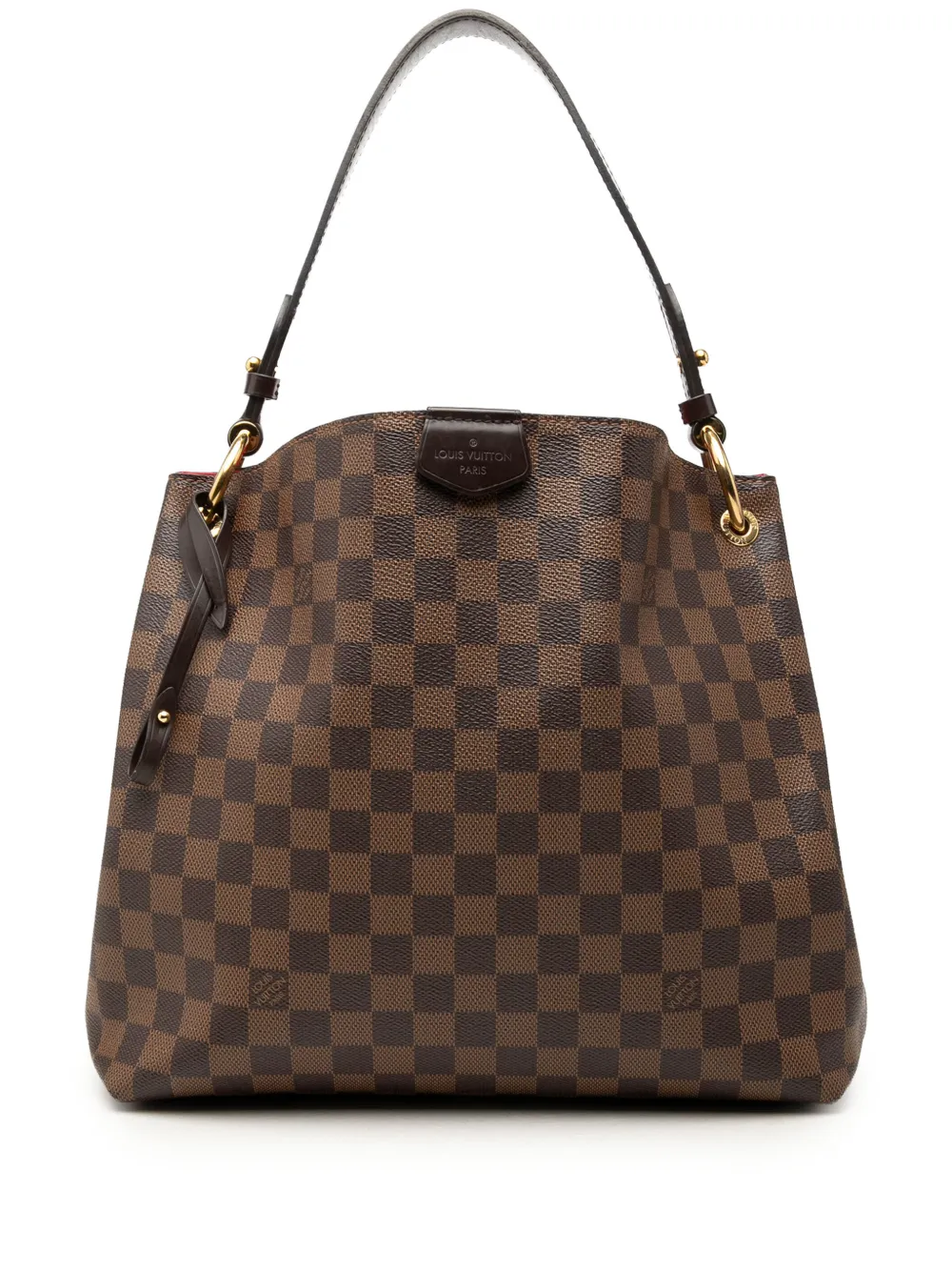 Louis Vuitton Pre-Owned 2018 Damier Ebene Graceful PM Schultertasche - Braun