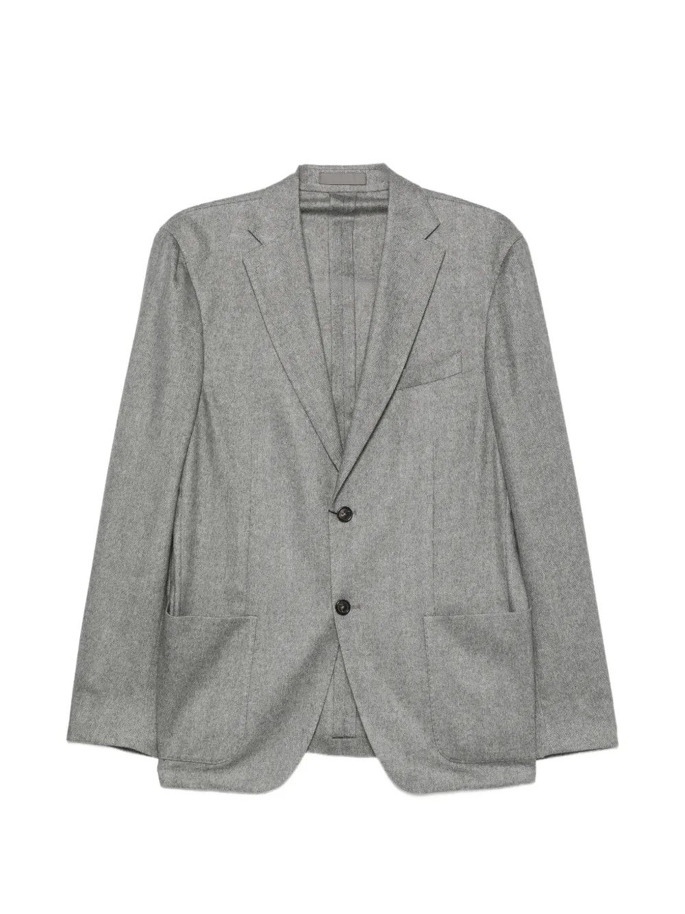 Corneliani Whisper herringbone blazer - Grey