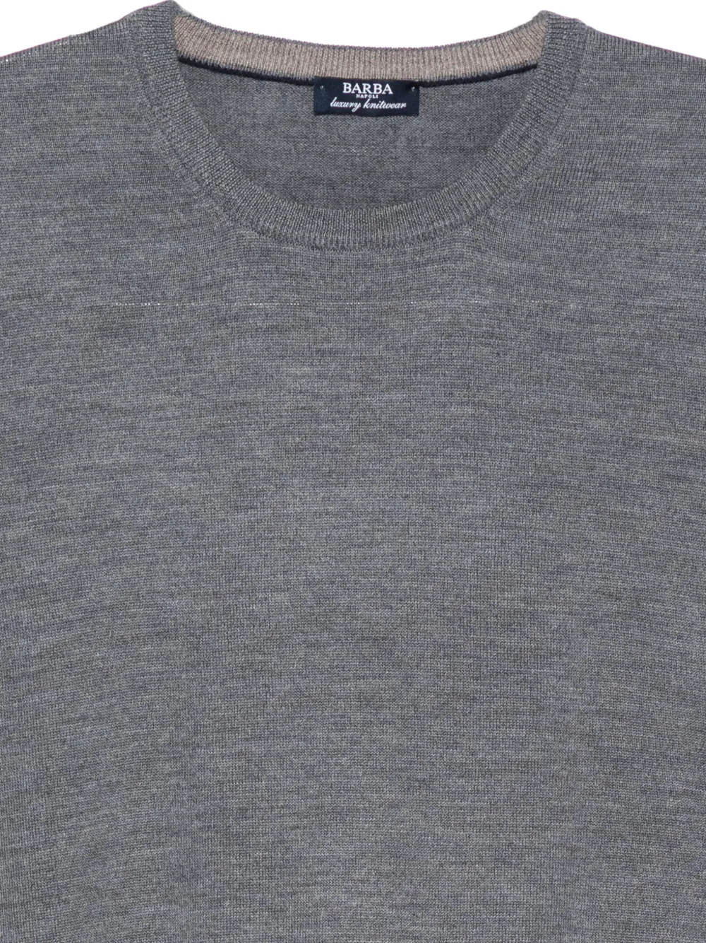 Barba crew-neck sweater Grijs