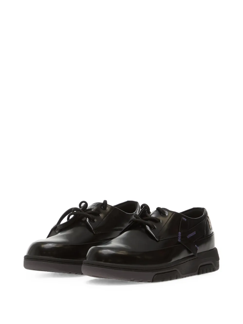 Off-White Derby OOO lace-up sneakers Zwart