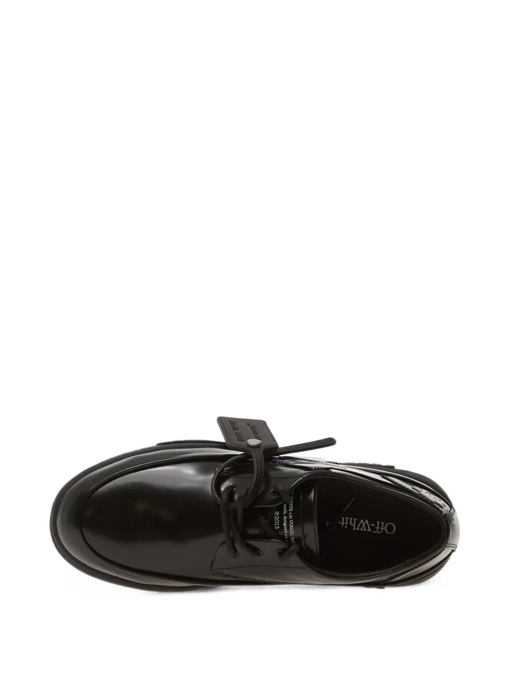 Off-White Derby OOO lace-up sneakers Zwart