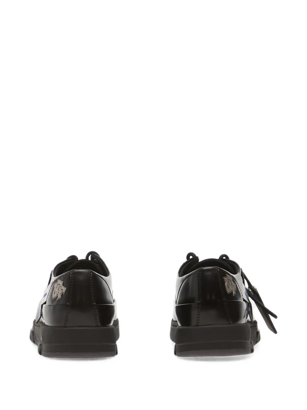 Off-White Derby OOO lace-up sneakers Zwart