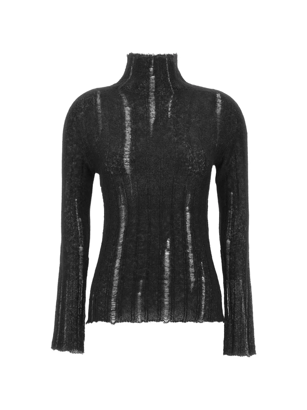 Fabiana Filippi distressed high-neck sweater