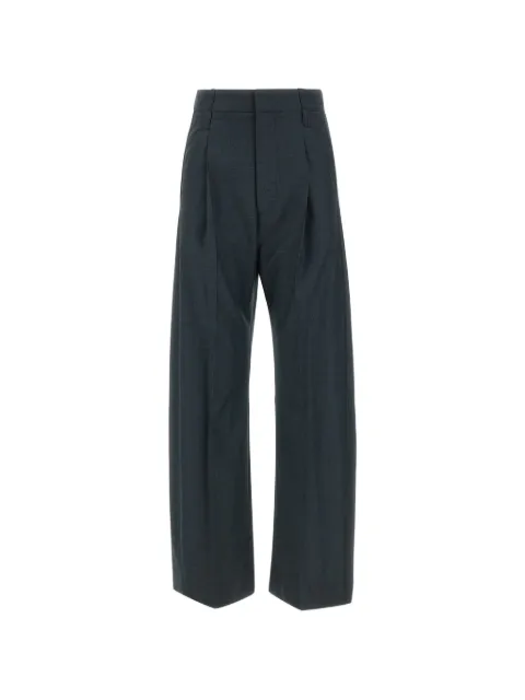 Victoria Beckham Ethel pleated virgin-wool trousers