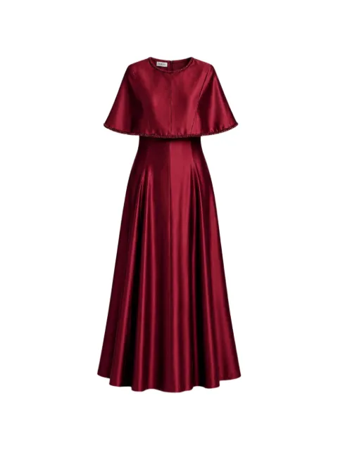 Baruni Alya cape-overlay A-line maxi dress