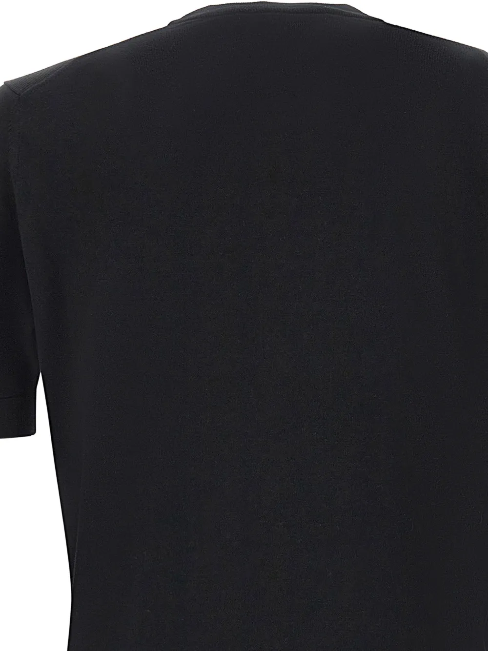 Filippo De Laurentiis cotton-cashmere knit T-shirt Zwart