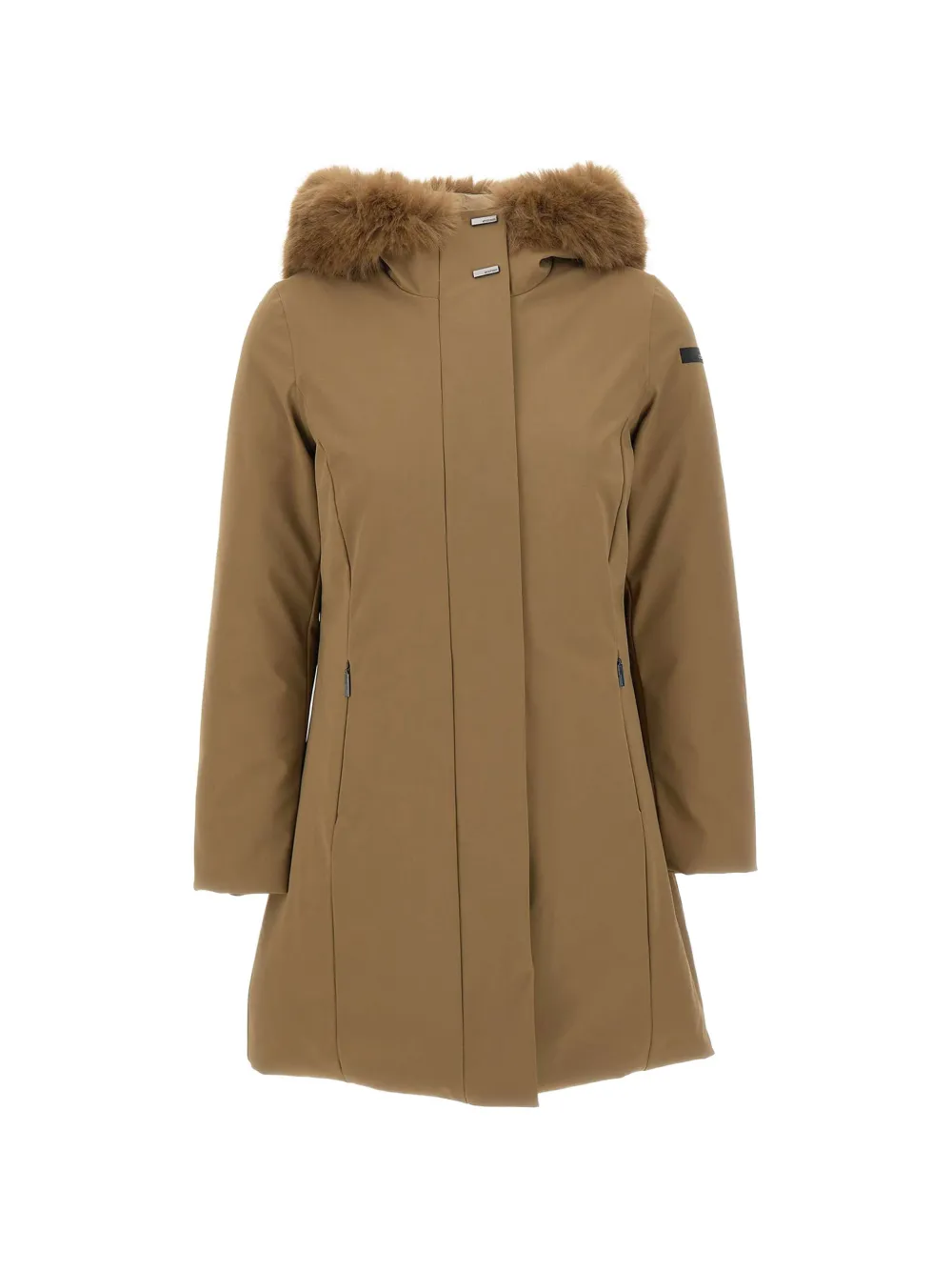 RRD Surflex faux-fur trim parka - Marrone