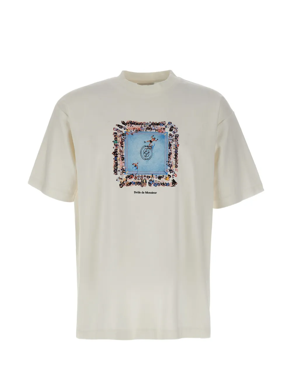 Drôle De Monsieur Boxers Ring printed T-shirt