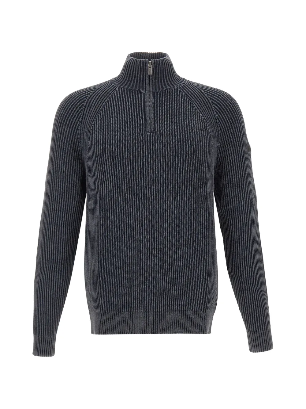 RRD Cotton 7 Techno Wash half-zip rib-knit sweater