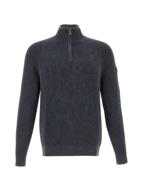 RRD Cotton 7 Techno Wash half-zip rib-knit sweater