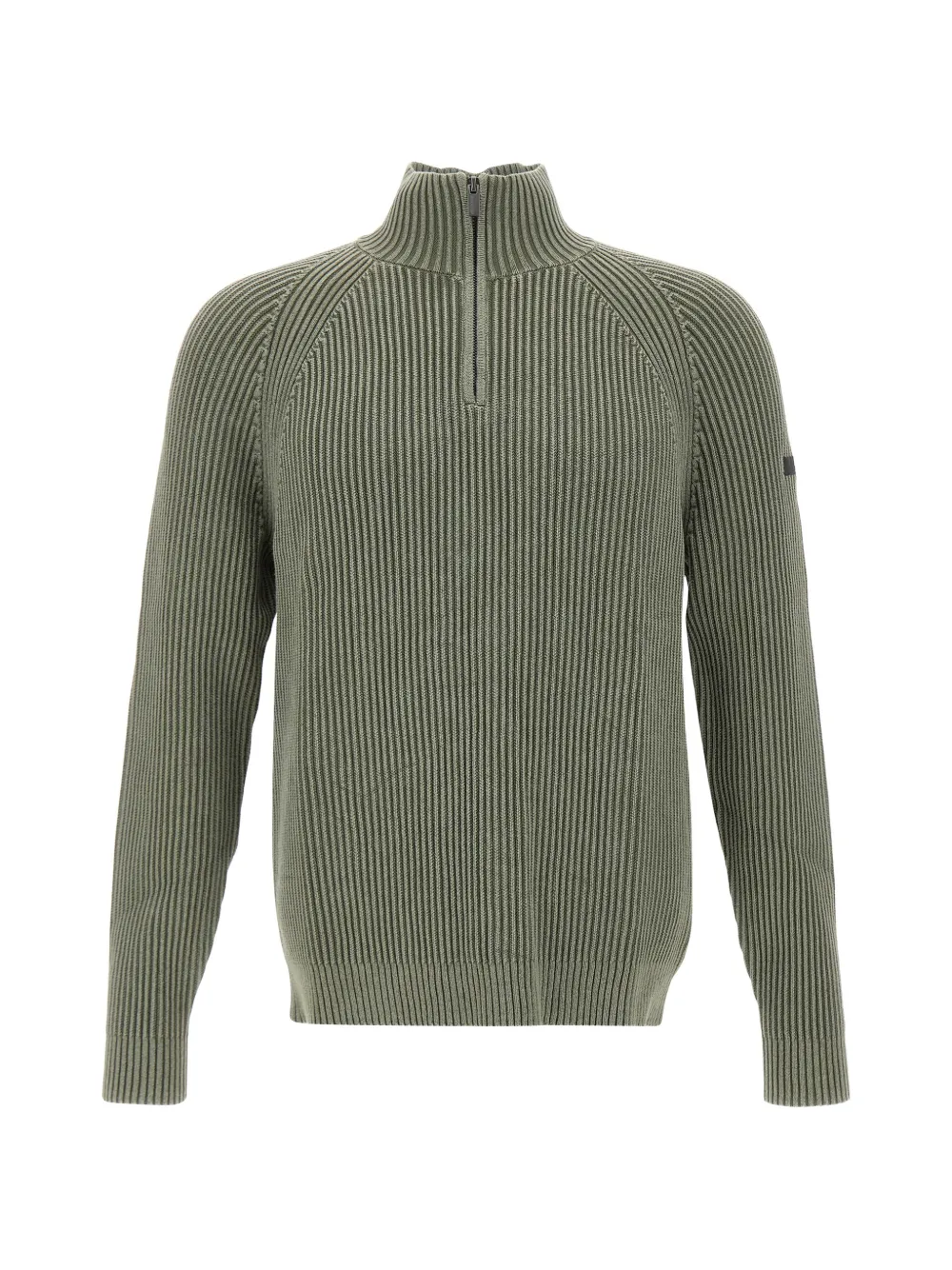 RRD Cotton 7 Techno Wash half-zip rib-knit sweater