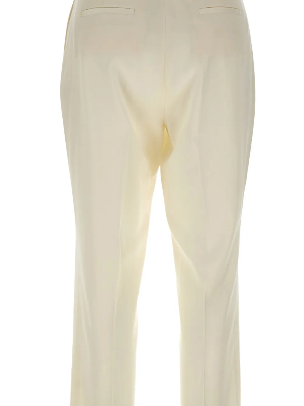 Fabiana Filippi Broek met lipdetail en diamantgaren Beige