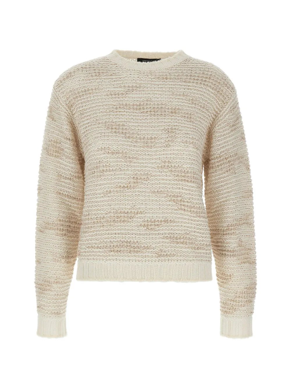 Fabiana Filippi sequin-embellished cable-knit sweater - Neutrals