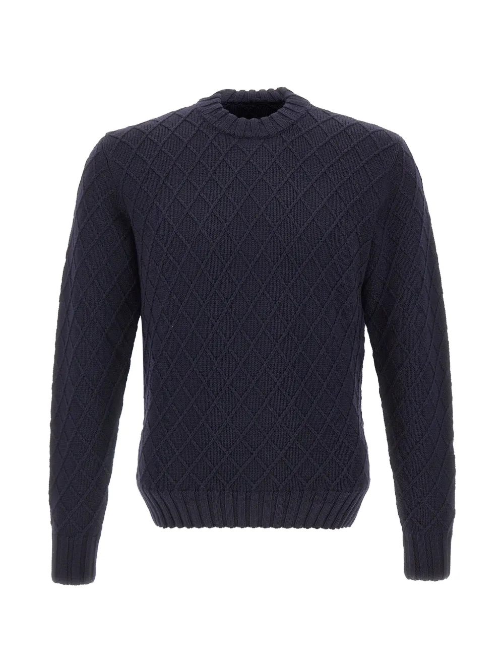 Filippo De Laurentiis diamond-knit sweater