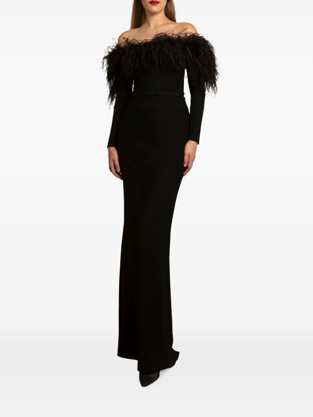 Gemy Maalouf Off-shoulder top Zwart
