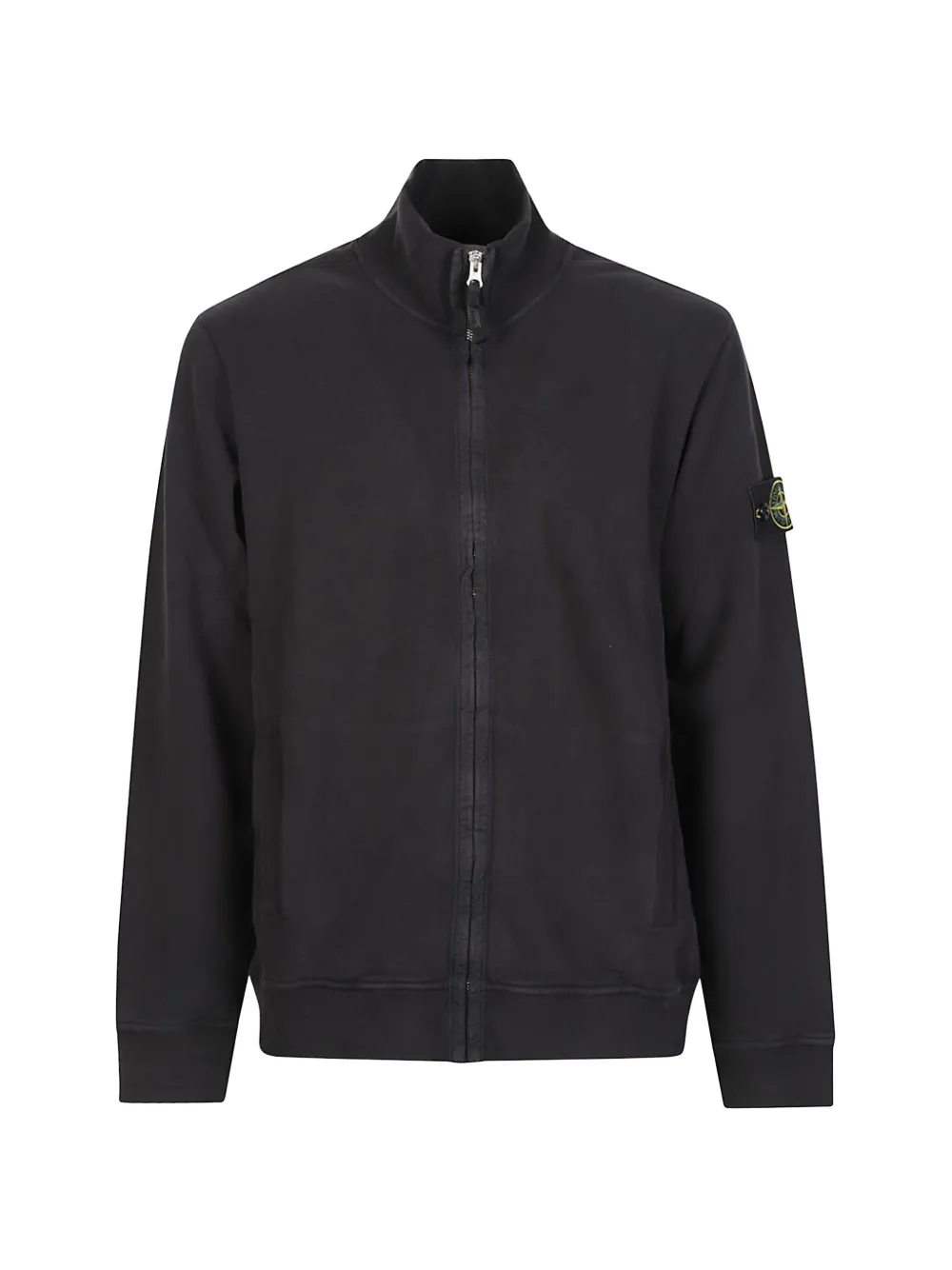 Stone Island 6100066 brushed organic-cotton fleece track jacket