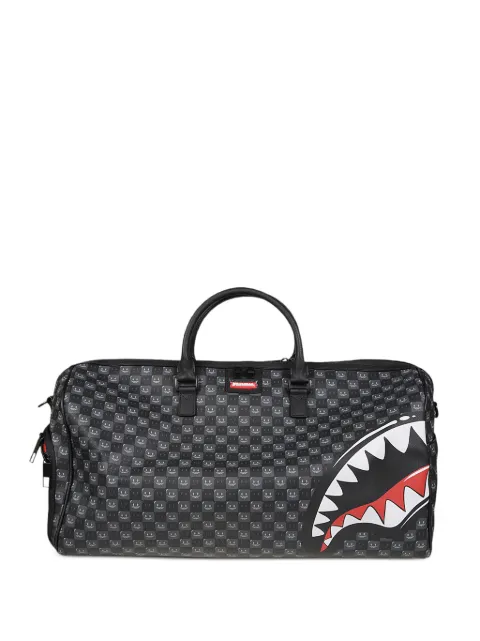Sprayground Sharks In Paris WTF checkered holdall