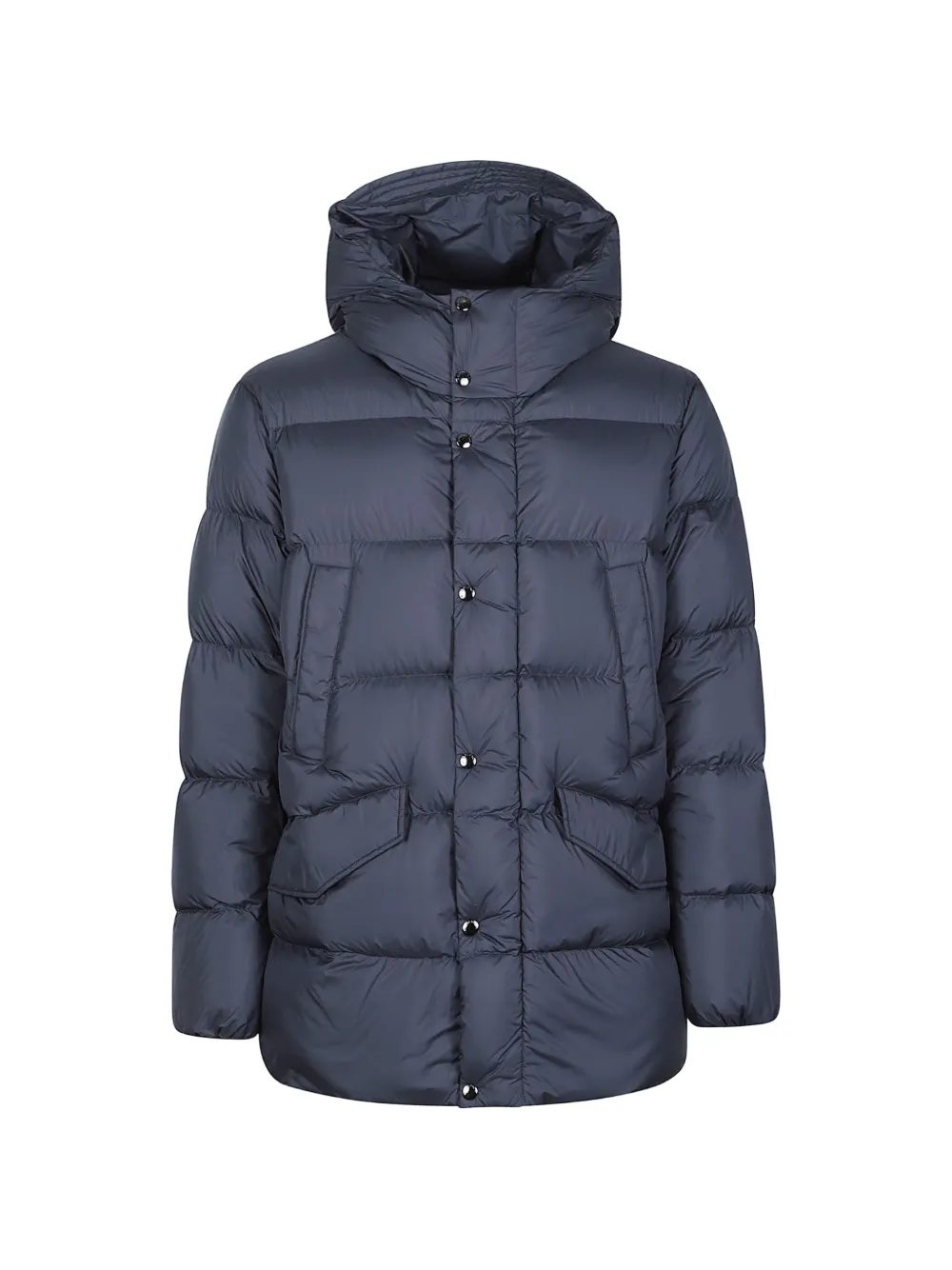 Woolrich quilted hooded coat - Blu