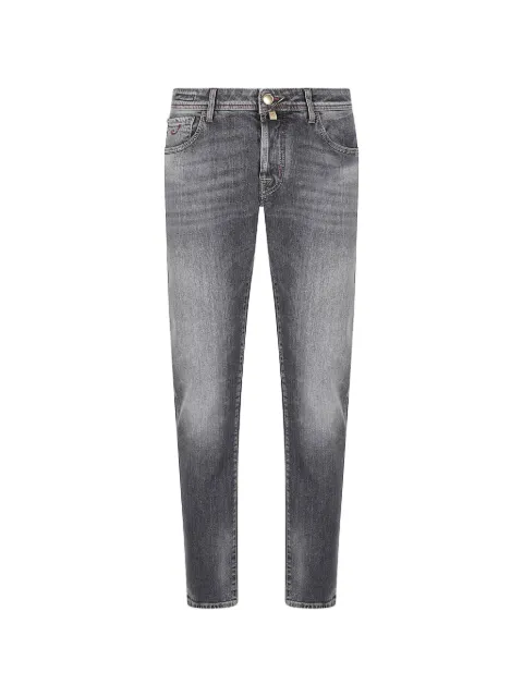 Jacob Cohën Nick washed-effect logo-patch jeans