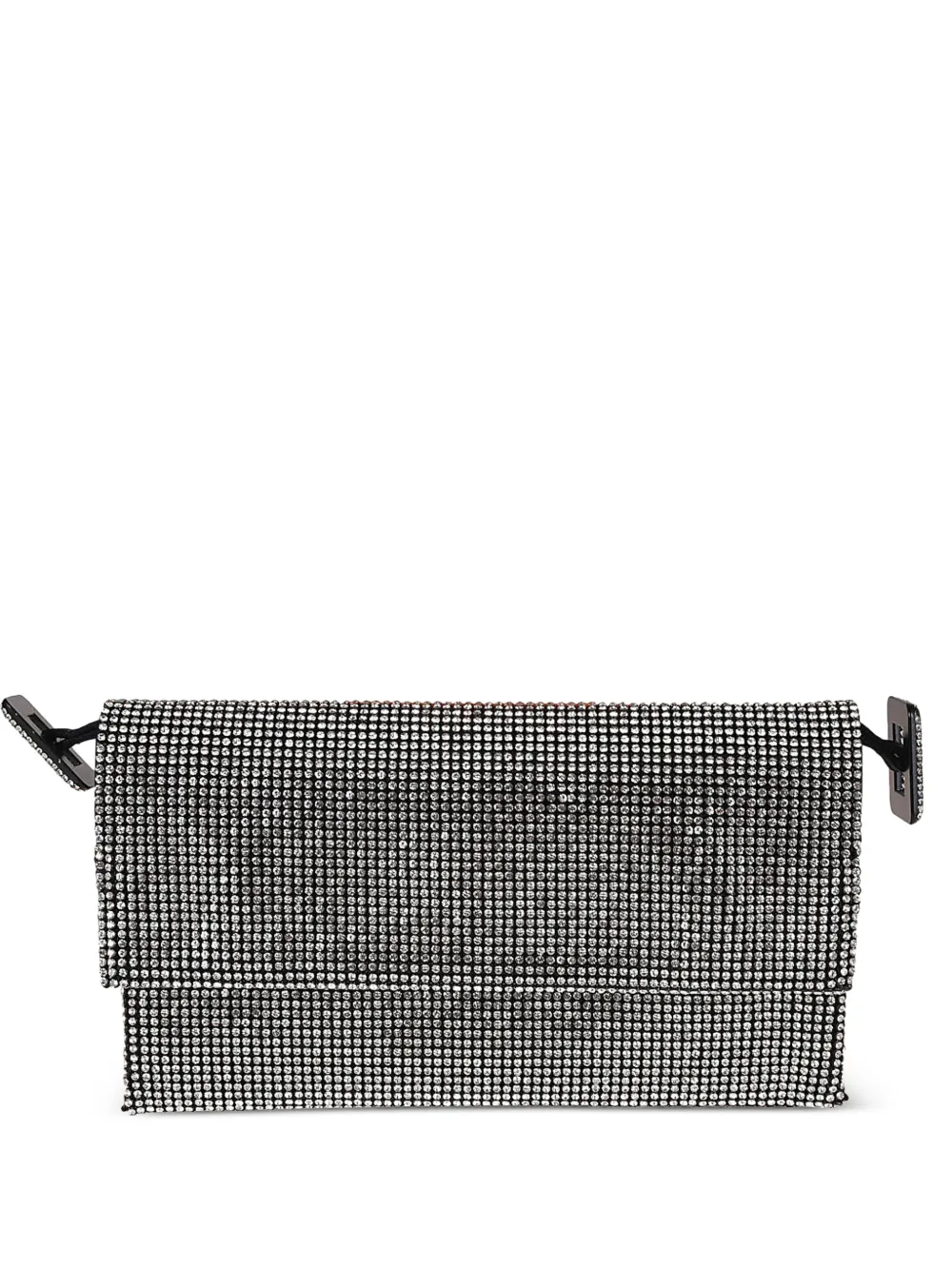 Benedetta Bruzziches Vittissima crystal-embellished shoulder bag - Black