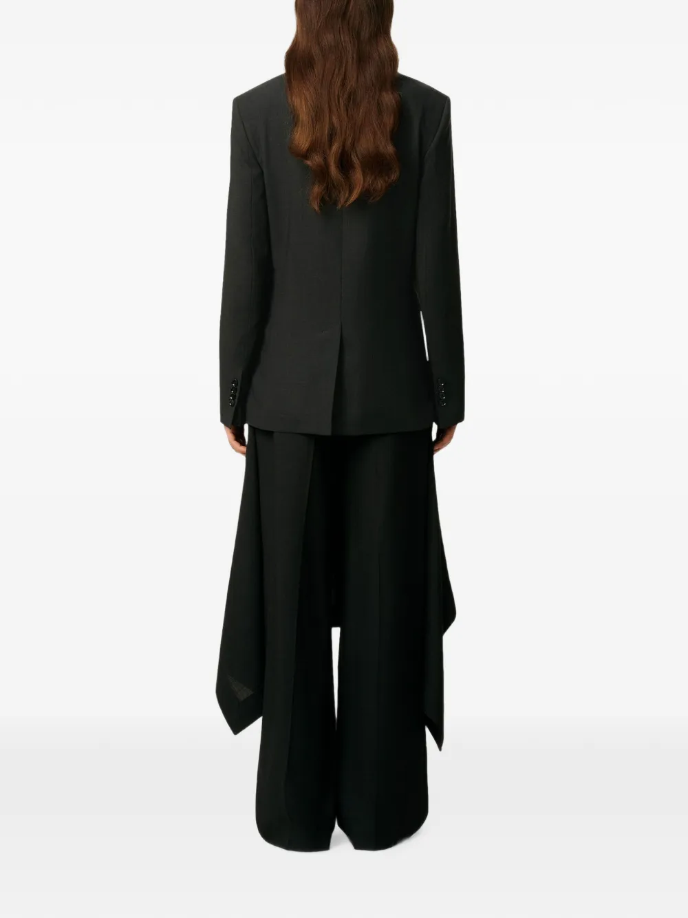 AMI Paris double-breasted wool blazer Zwart