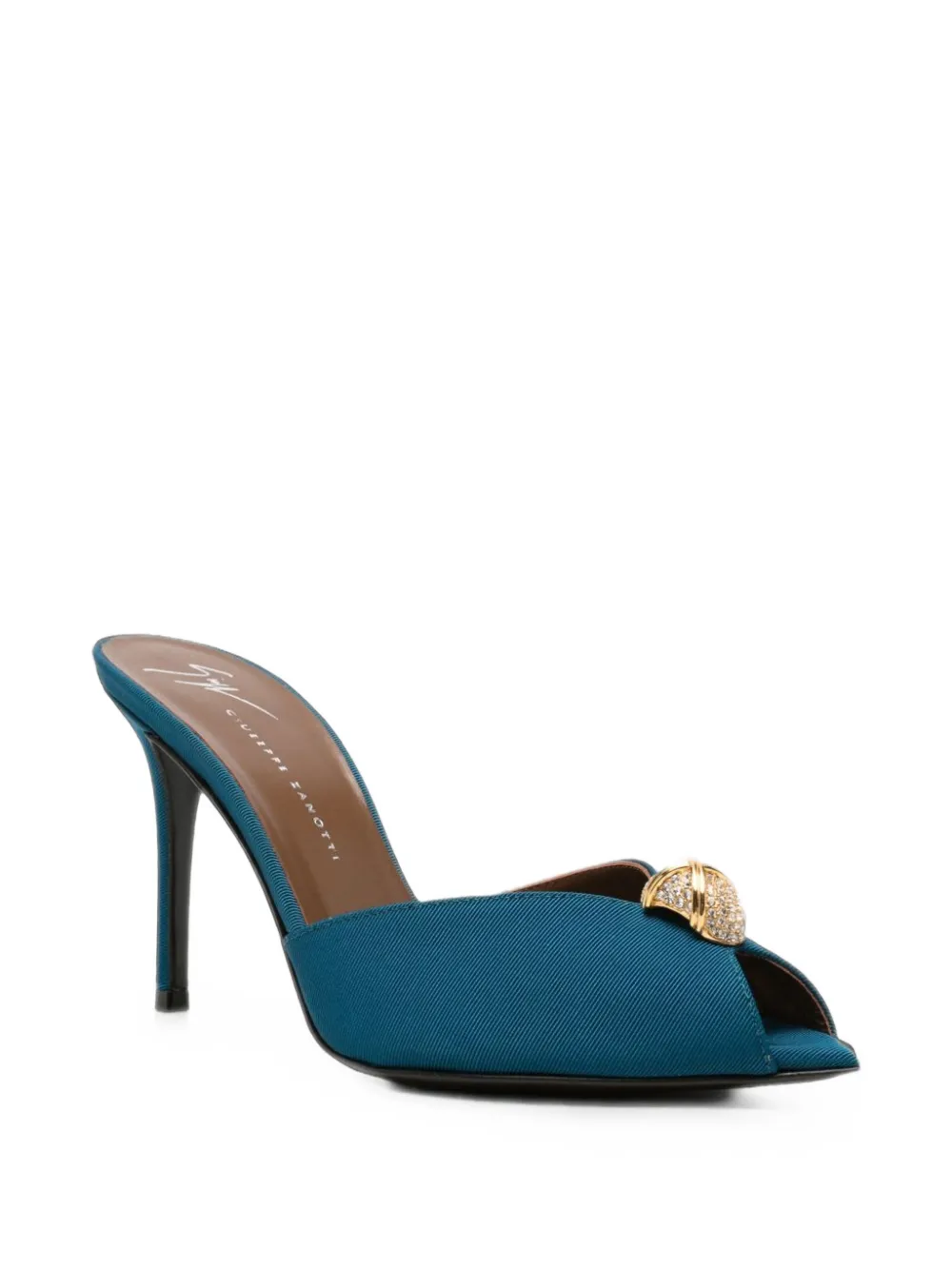 Giuseppe Zanotti Intriigo cocktail mules 90 Blauw