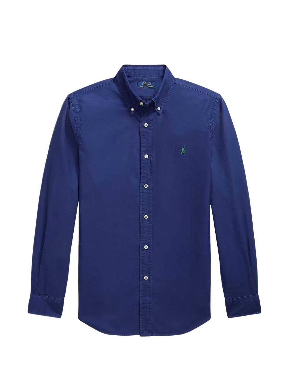 Polo Ralph Lauren embroidered-logo button-down shirt - Blu