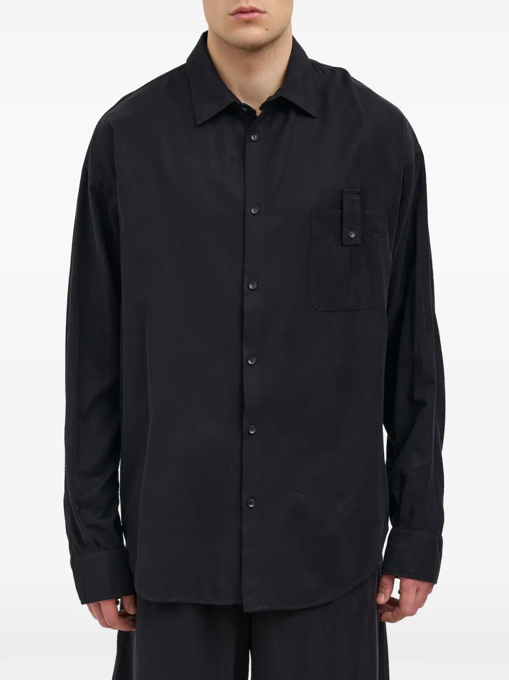 Andrea Ya'aqov oversized pocket-detail shirt