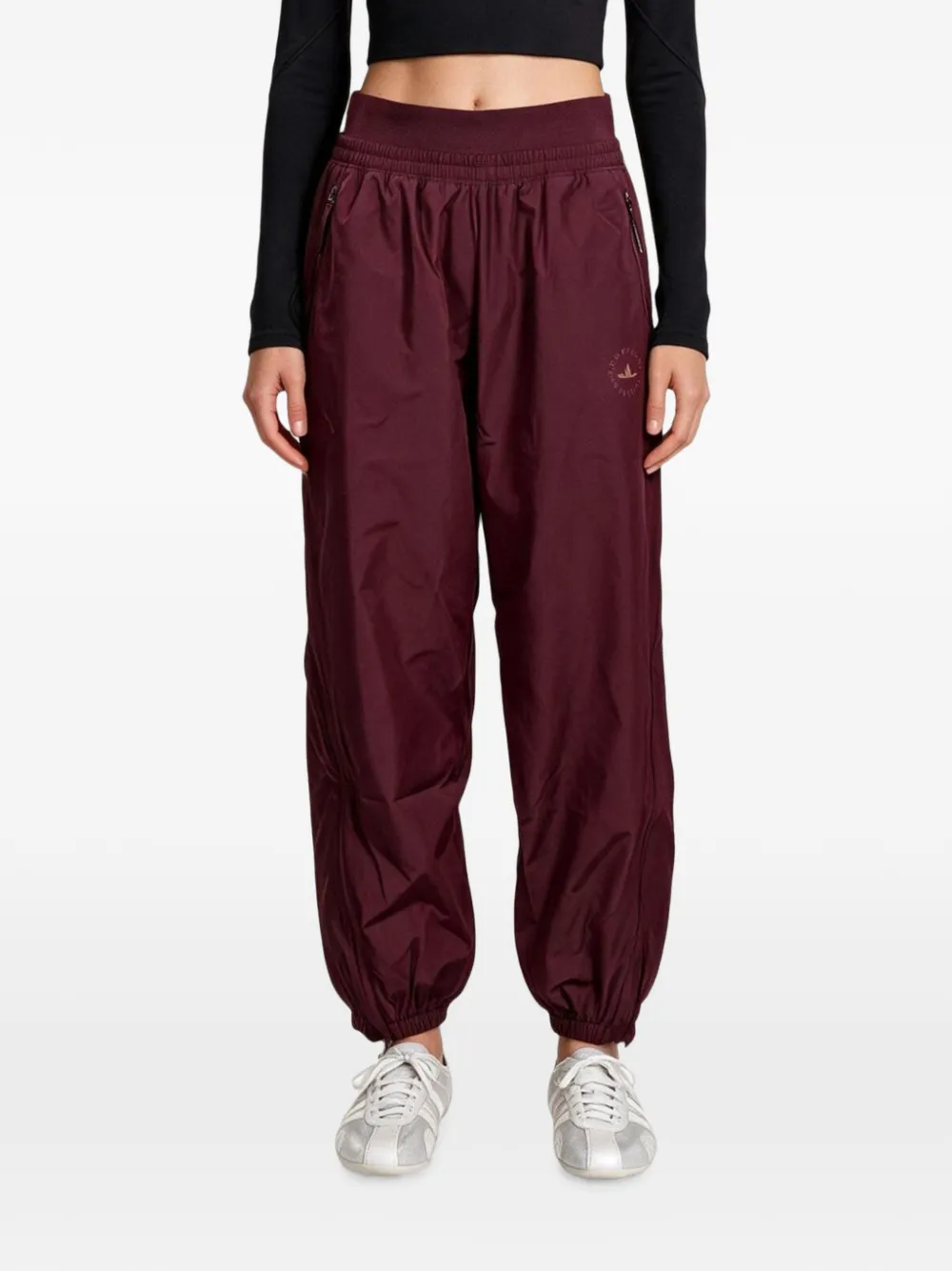 adidas by Stella McCartney x Stella McCartney trainingsbroek met logoprint Rood