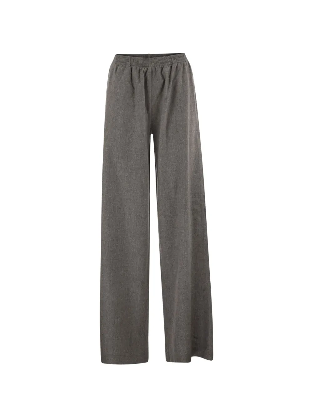 Fabiana Filippi pantalon ample à taille élastiquée - Gris