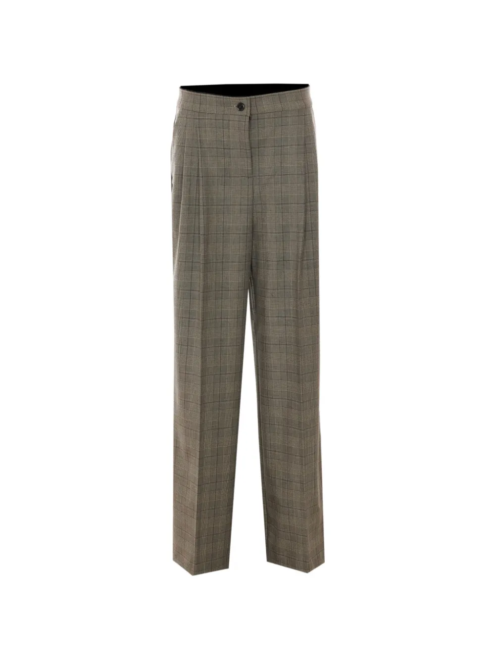 PINKO wide-leg check trousers