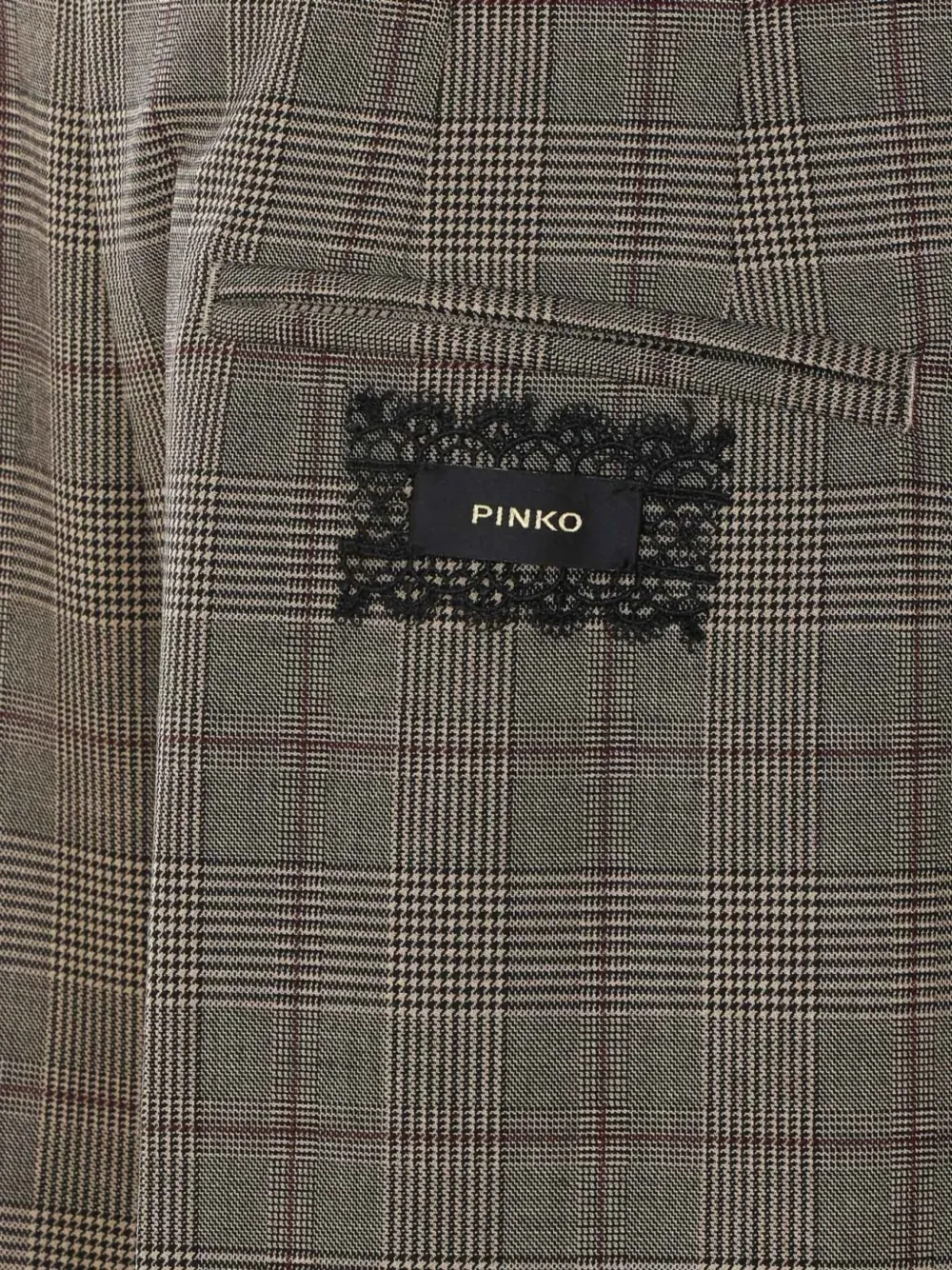 PINKO Broek met wijde pijpen Bruin