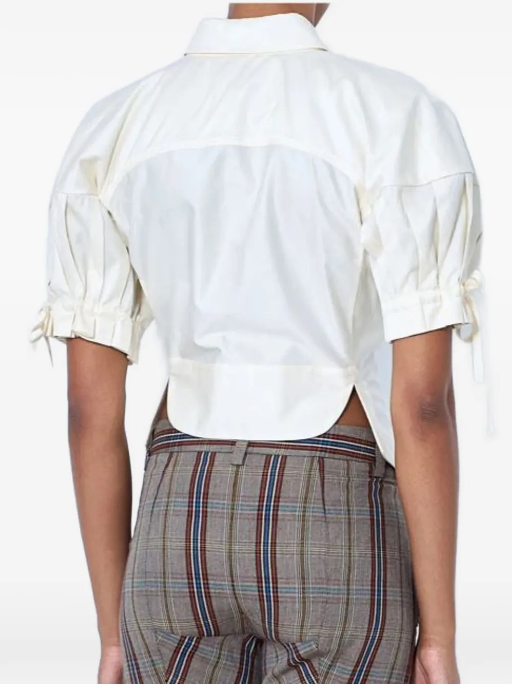 Vivienne Westwood puff-sleeves shirt Wit