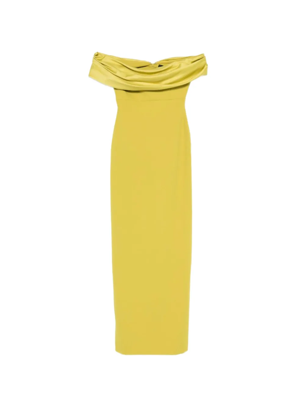 Solace London Adele off-shoulder maxi dress - Giallo