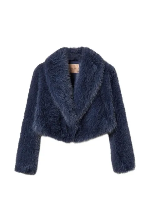 TWINSET short faux fur jacket
