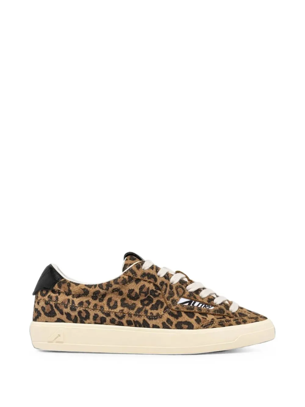 Autry leopard-print leather sneakers