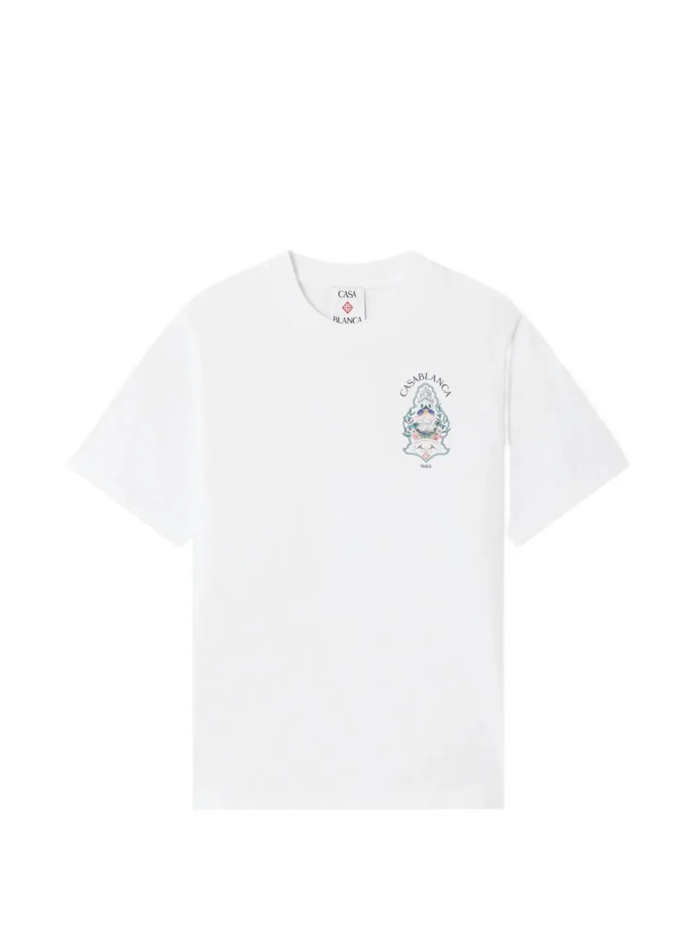 Casablanca Hotel Emblem graphic-print T-shirt