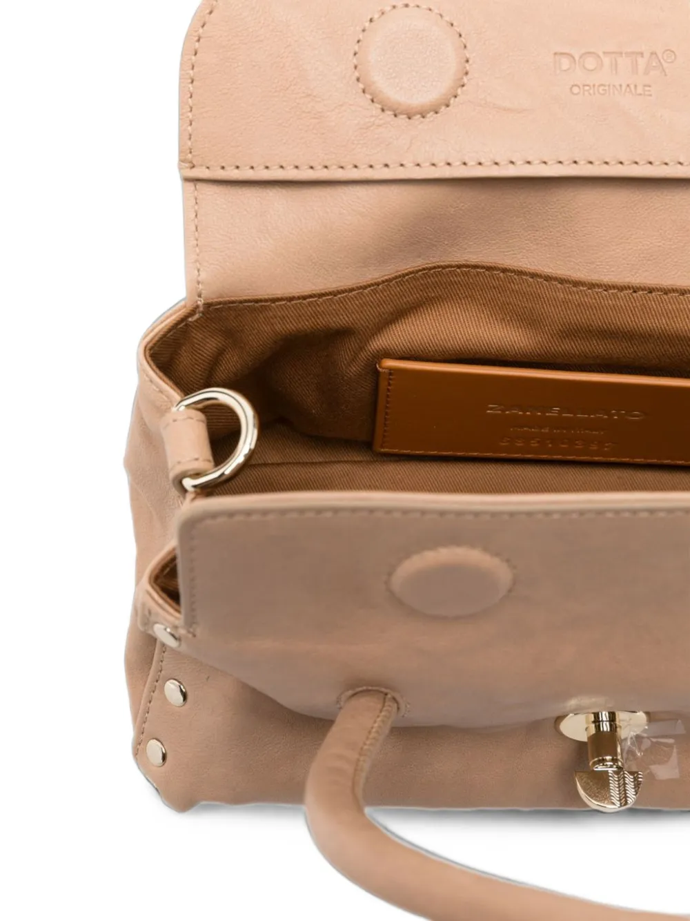 Zanellato Dotta Officina Baby leren shopper Beige