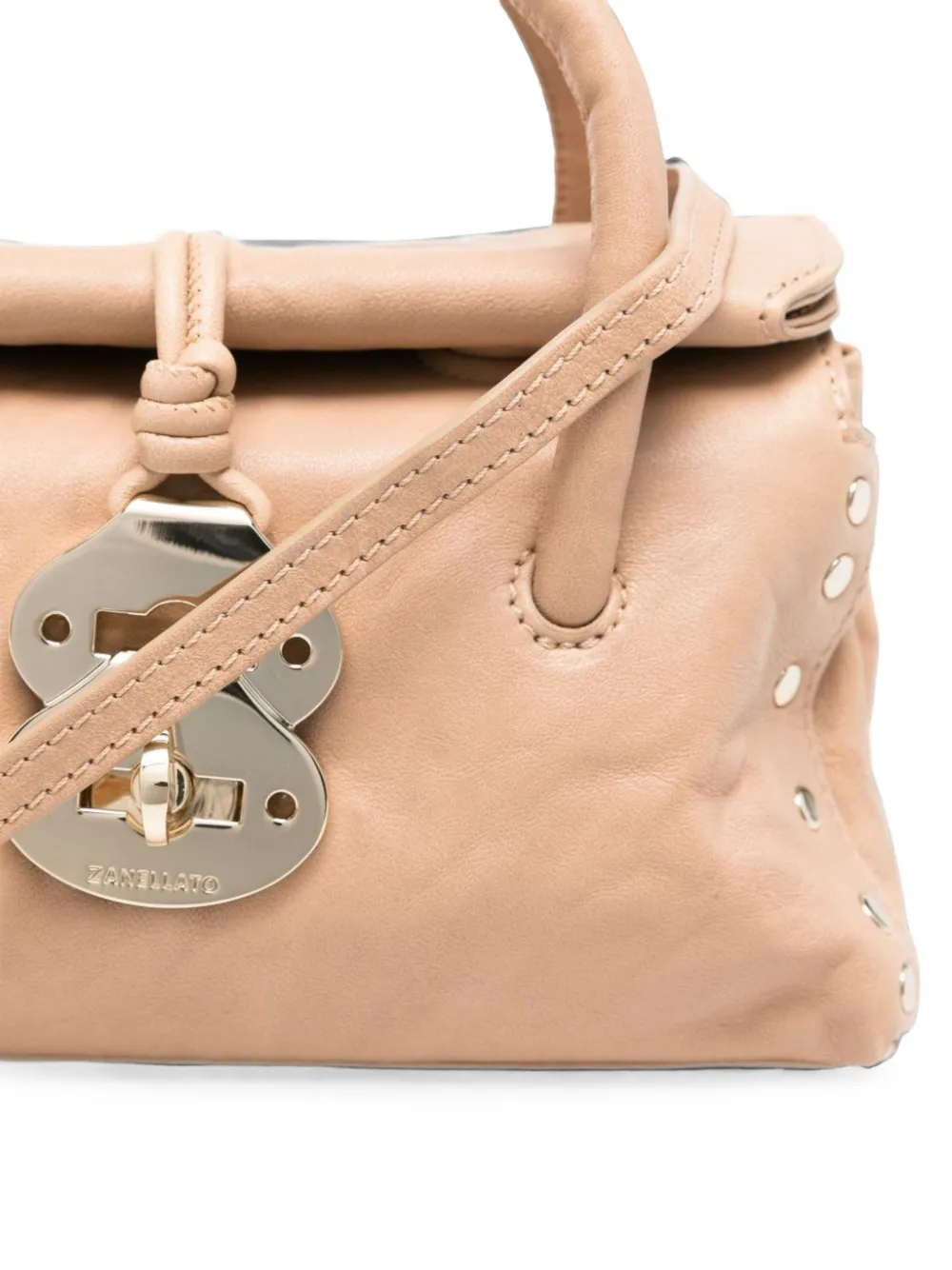 Zanellato Dotta Officina Baby leren shopper Beige
