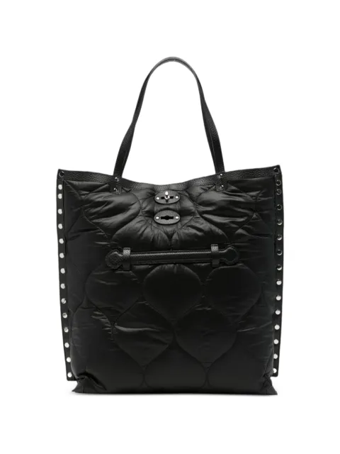 Zanellato A Spasso Lunaria quilted leather tote bag
