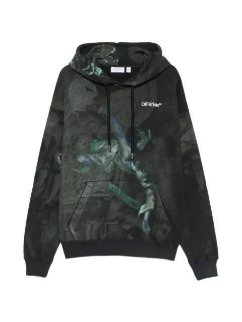 Off-White graphic-print drawstring hoodie