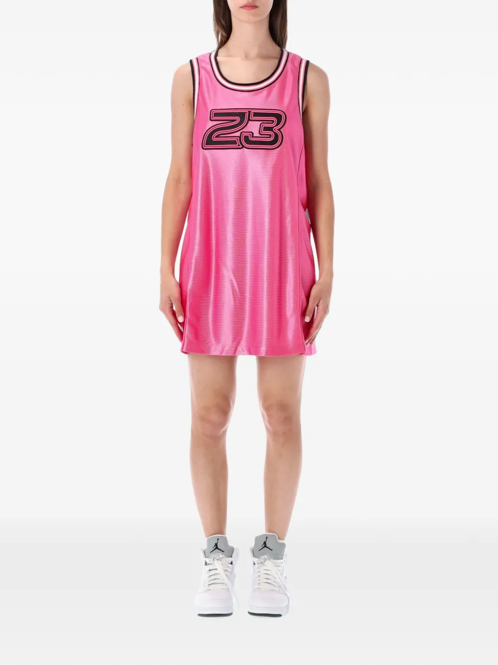Nike robe courte Jordan Flight en jersey - Rose