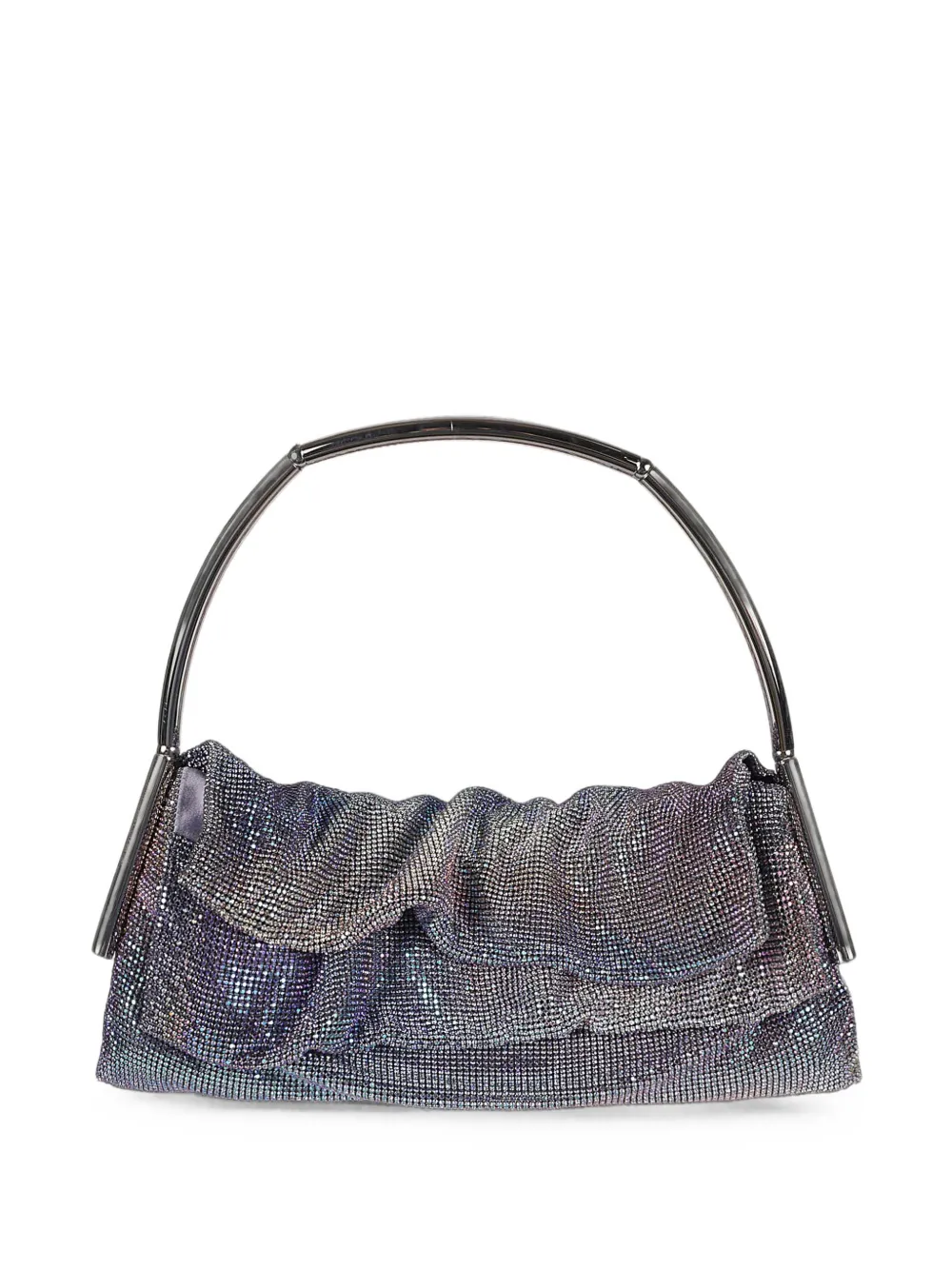 Benedetta Bruzziches crystal-embellished gathered tote bag