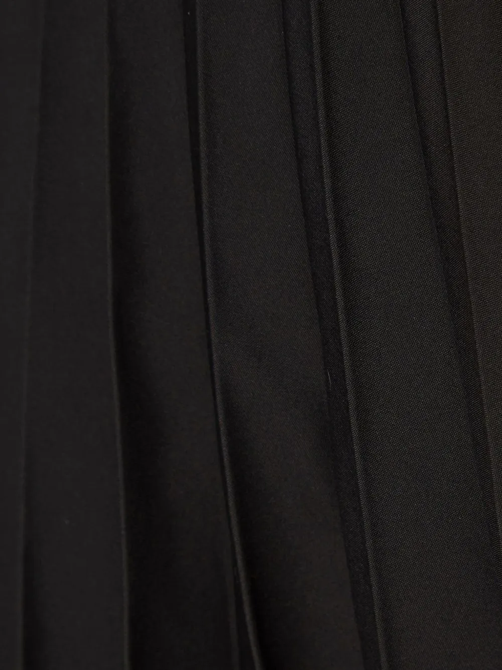 Junya Watanabe Wool Midi Pleated Skirt in Black, view 2